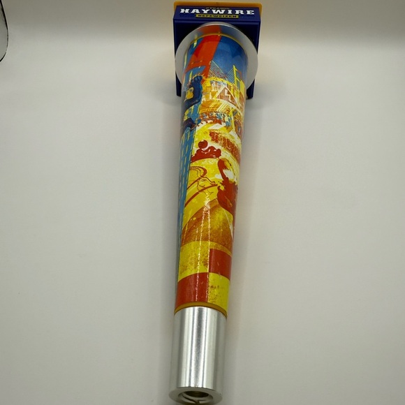 Pyramid Haywire Hefeweizen Beer Tap Handle – 12” Rare Cone Style Draft Pull - Picture 10 of 12